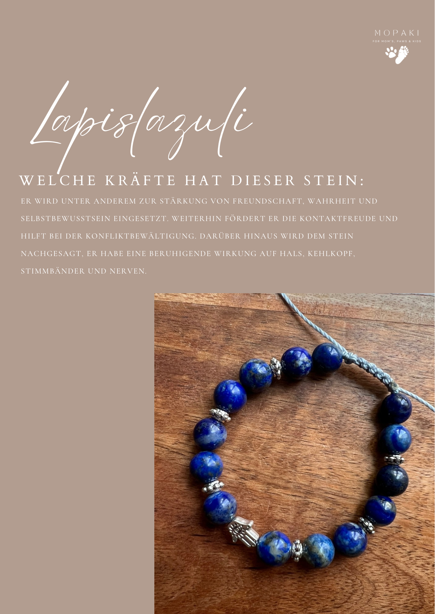 Armband "LAPISLAZULI"